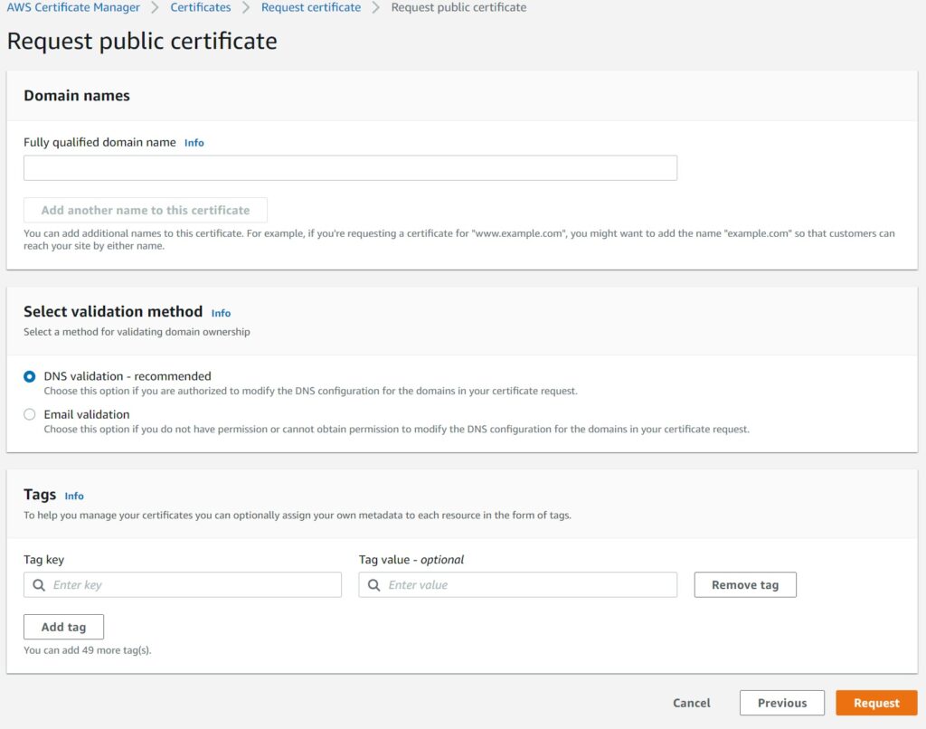 amazon-certificate-manager-request-cert-domain